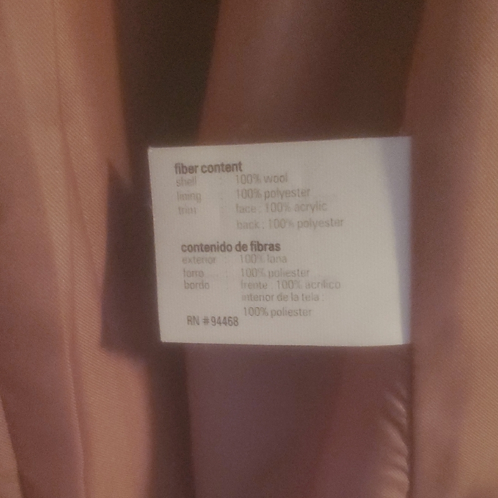 Esprit Tan Teddy Jacket with Faux Fur - Picture 8 of 8